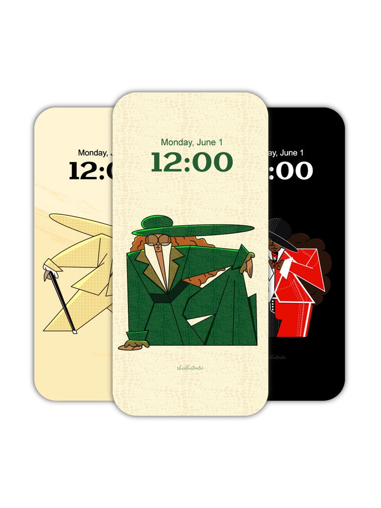 Green Dandy Green Dandy Digital Wallpaper – She Illustrates