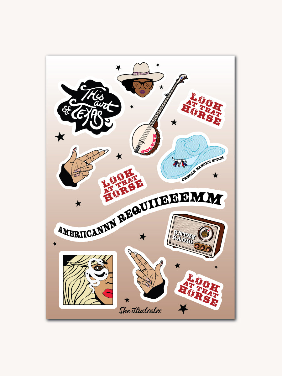 CC Sticker Sheet – She Illustrates