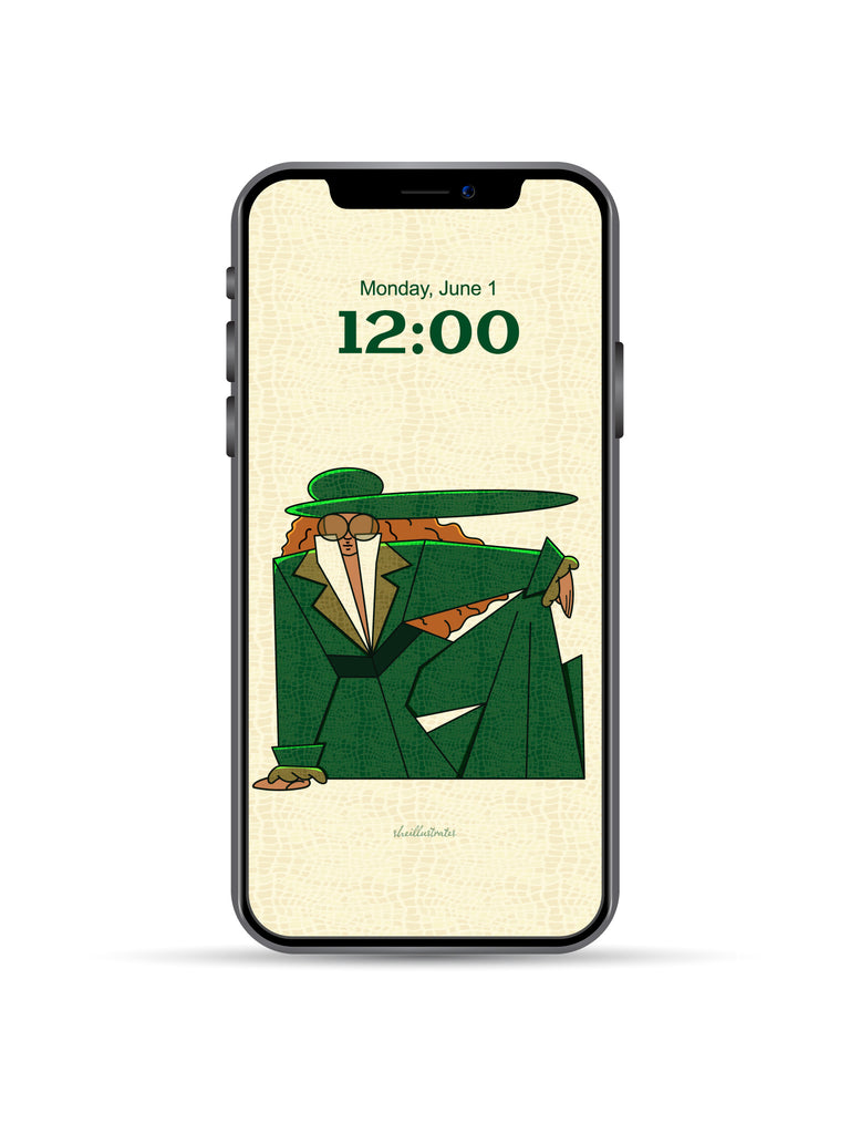 Green Dandy Green Dandy Digital Wallpaper – She Illustrates