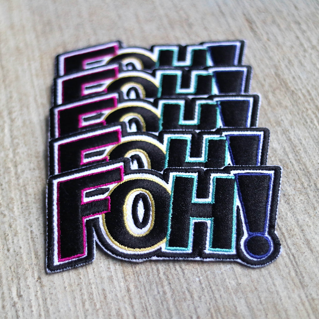 Foh Sticker FOH! Patch – She Illustrates